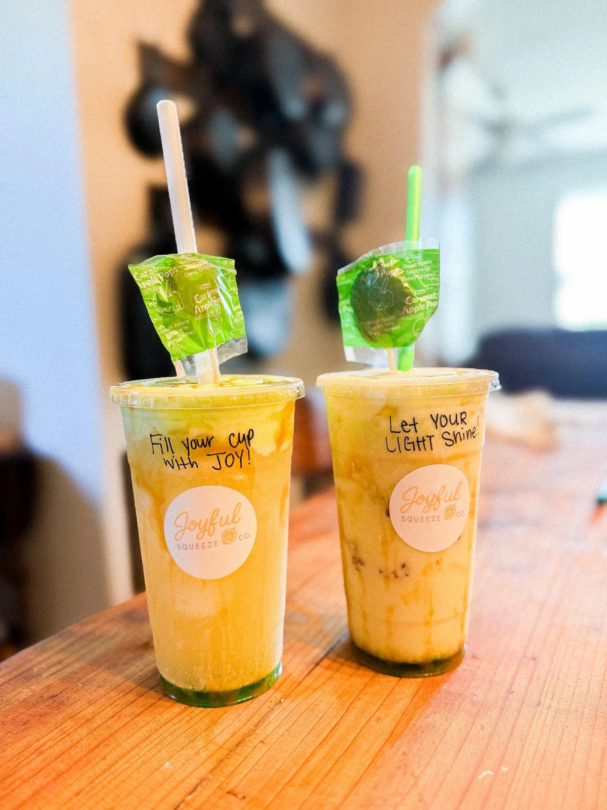 Colorful Joyful Squeeze Co. drink