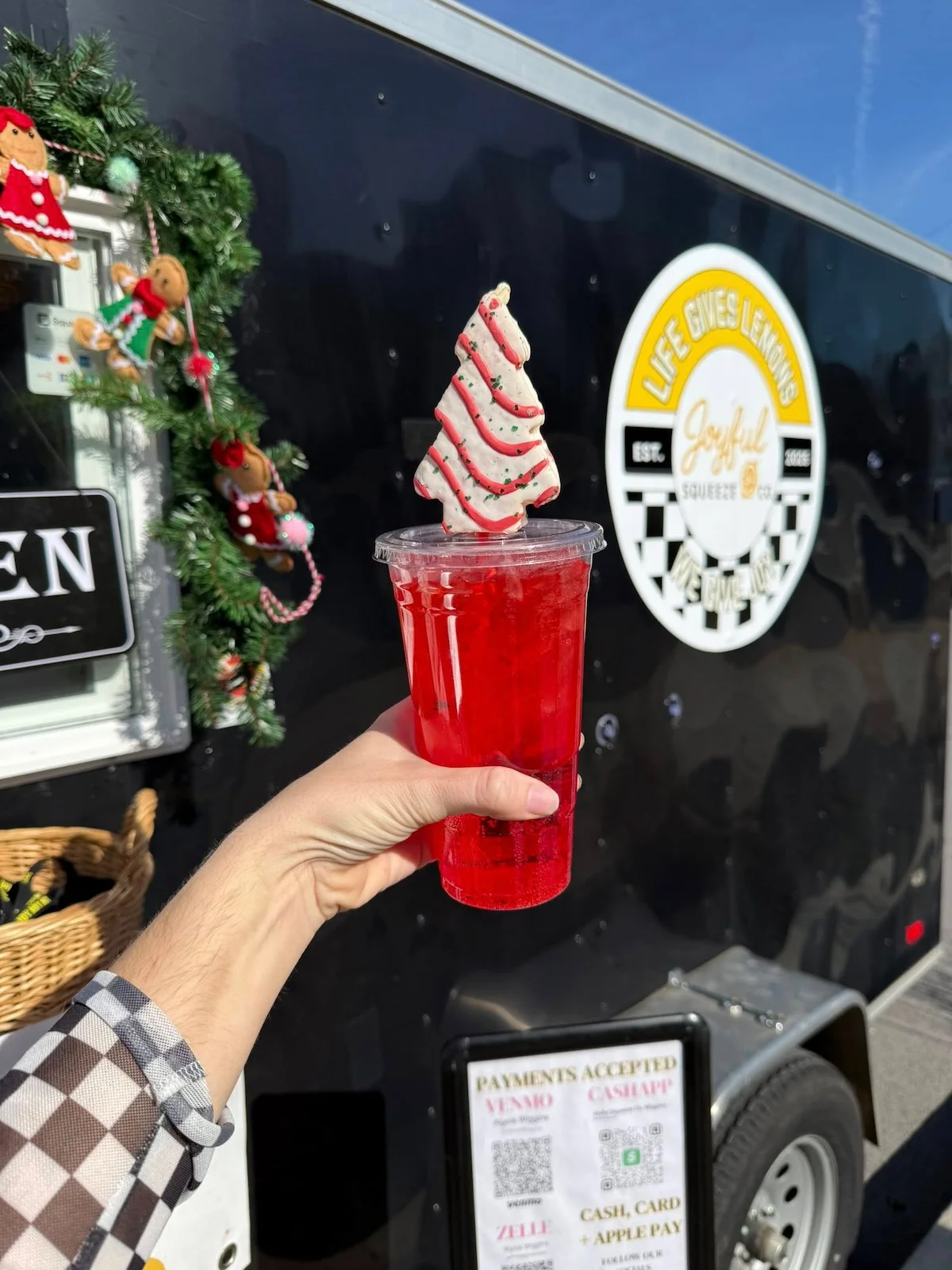 Seasonal drink from Joyful Squeeze Co.